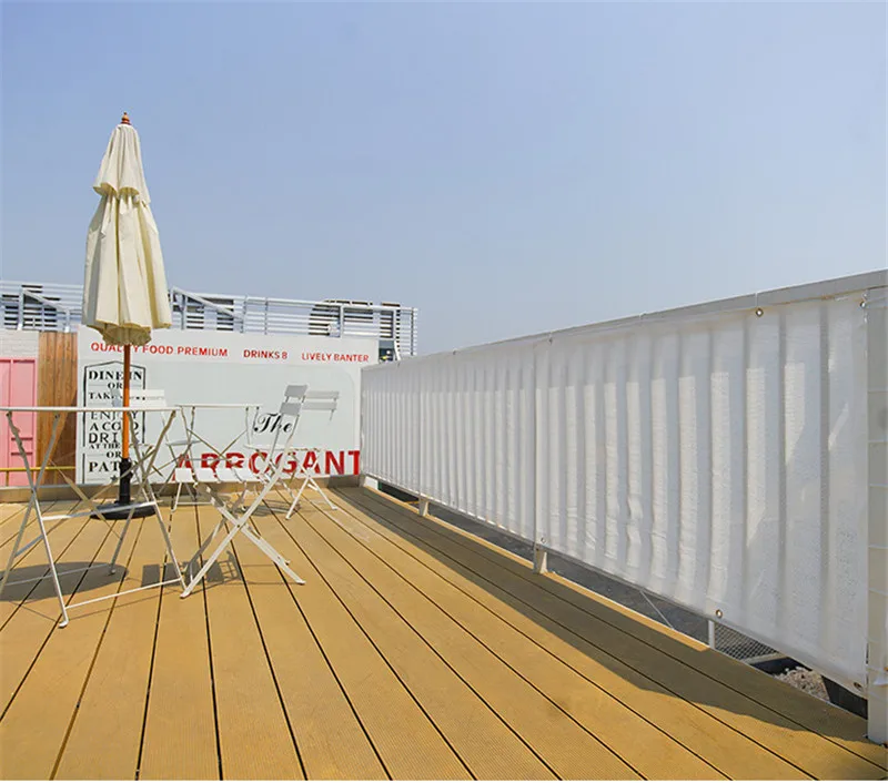 Многоразмерный полностью белый солнцезащитный тент с отверстием для