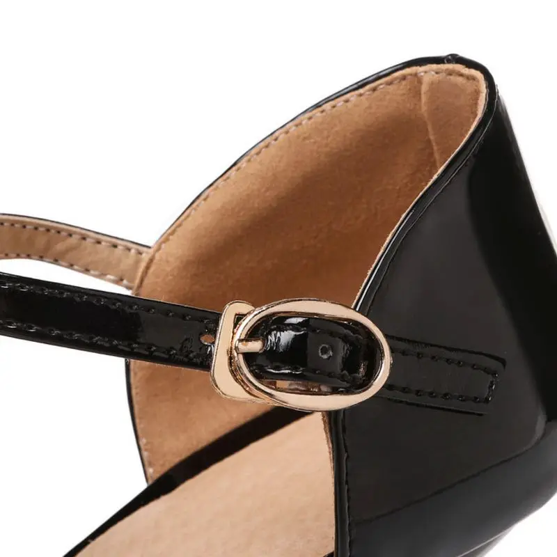 ZALAVOR/женские сандалии большие размеры 30 48 летняя Уличная обувь на тонком высоком