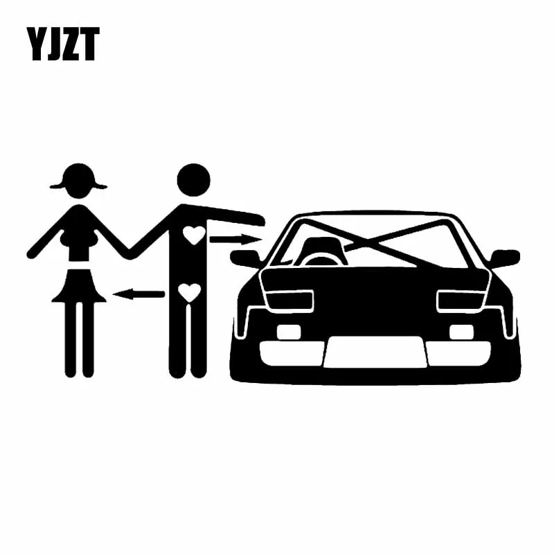 YJZT x см наклейка на автомобиль с надписью LOVE винил JDM мультяшное украшение для