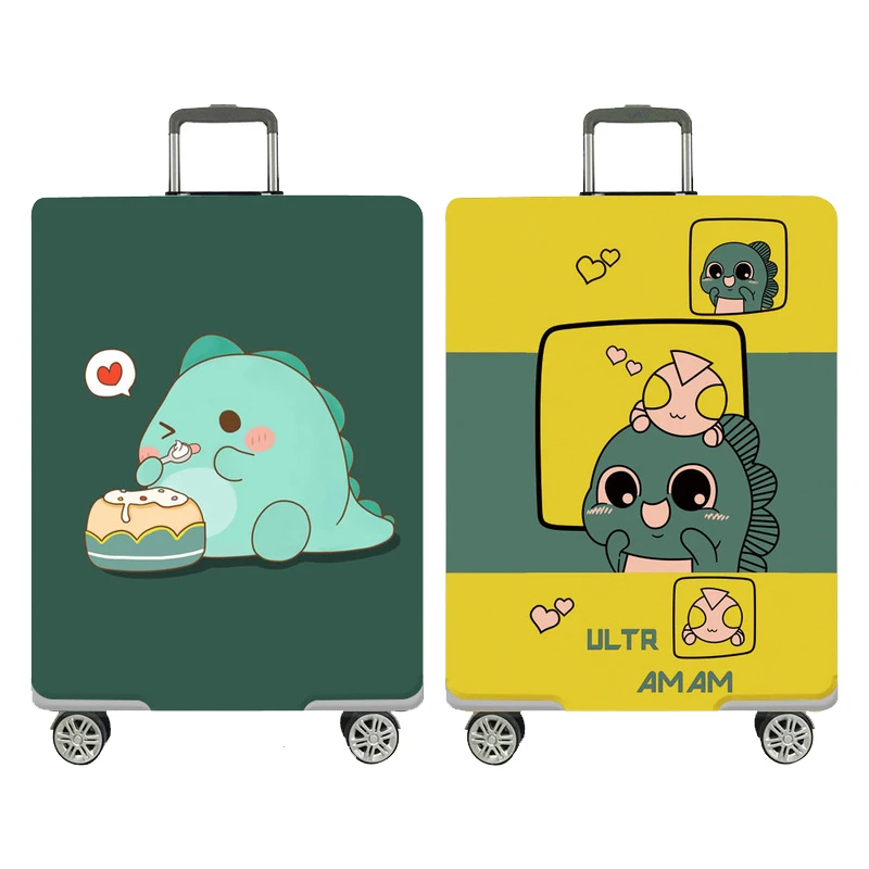 Эластичные Защитные чехлы для багажа с героями мультфильмов 18-32 дюйма защиты от