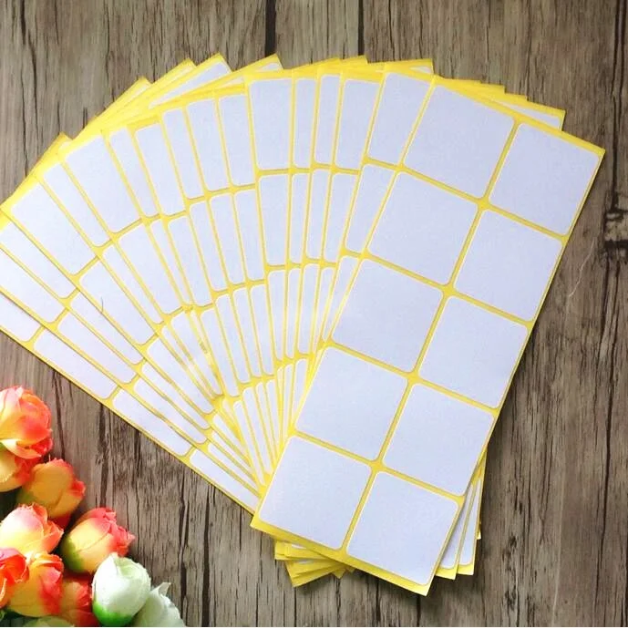 100 шт. новые белые квадратные наклейки из крафт бумаги|stickers diy|sticker designstickers stickers |
