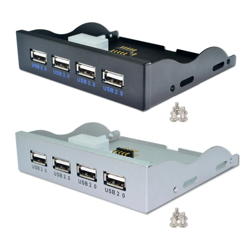 4 портовый концентратор USB 2 0 H1111Z адаптер для ПК передняя панель расширительный