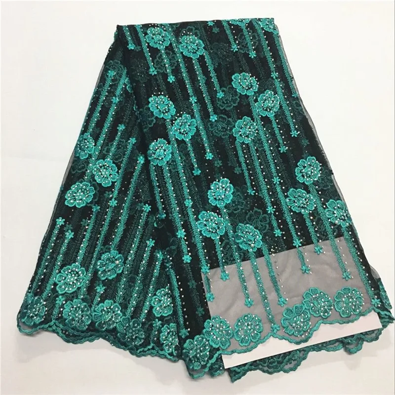 2018 хорошее качество нигерийская кружевная ткань для свадебного платья со