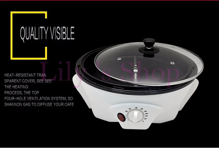 DMWD 110 V/220 V электрическая запеченная жаровня для кофе в зернах, сушилка для выпечки, машина для запекания кофе, сушильная печь для зерна, ЕС, США, вилка