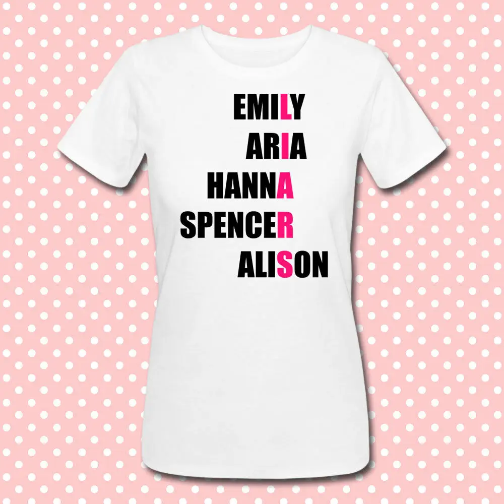 Футболка Emily Aria Hanna Spencer Alison: Pretty Little Liars inspired PLL|Мужские футболки| |