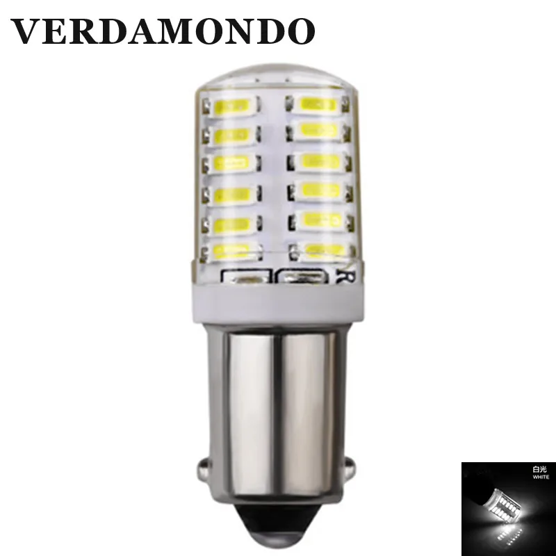 1 шт. BA9S T11 T4W 3014 Светодиодный 24 SMD автомобильный боковой задний светильник лампа с