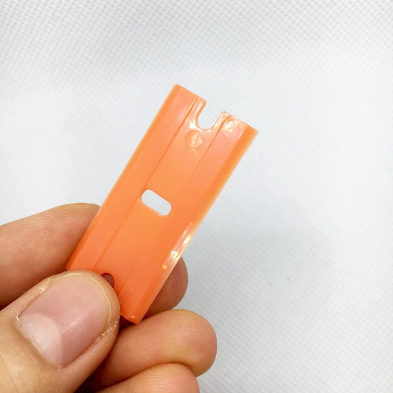 Пластиковые лезвия для бритвы 100 шт. ТИНТ полоски наклейки без царапин