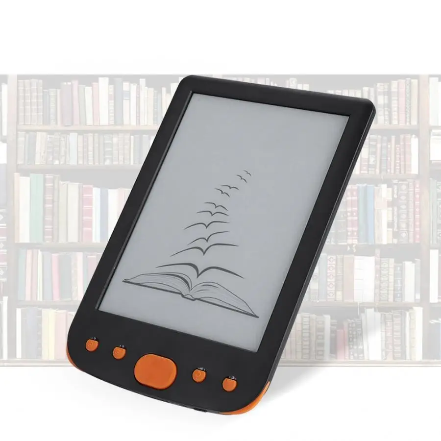 Портативный e-ink BK-6025L портативный 6 дюймов 8G электронная книга ридер поддерживает TF карты экран освещения