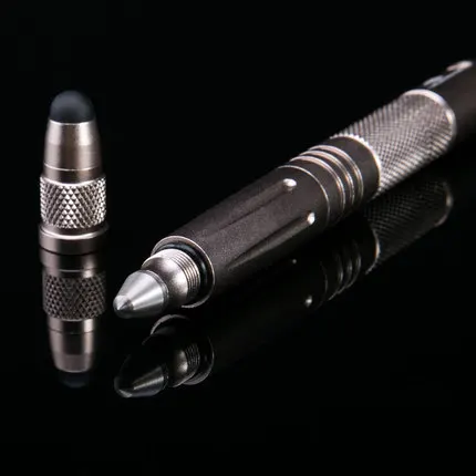 1PCS GENKKY Multi-function Pen Defense Tactical Metal Touch Ballpoint Pens For School Office supplies Survive Broken Windows | Письменные