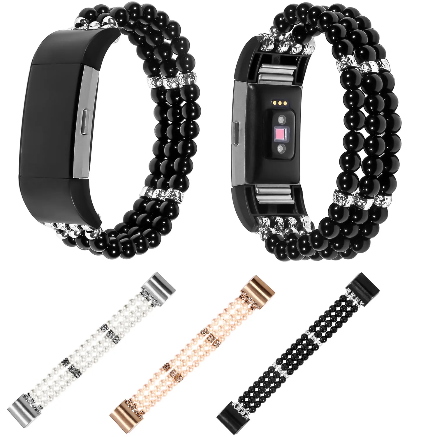 Блестящий эластичный Эластичный браслет для Fitbit Charge 2|Ремешки часов| |