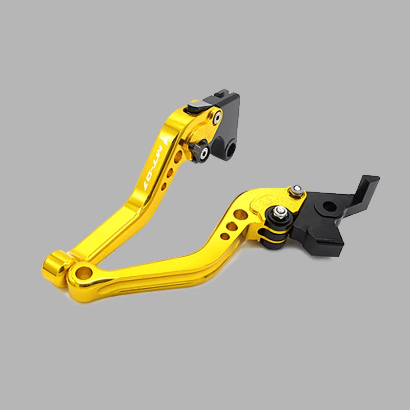 Gold Мотоцикл Аксессуары для мотоциклов для YAMAHA MT-07 MT 07 MT07 Короткие сцепные рычаги ЧПУ Алюминий - Цвет: Gold