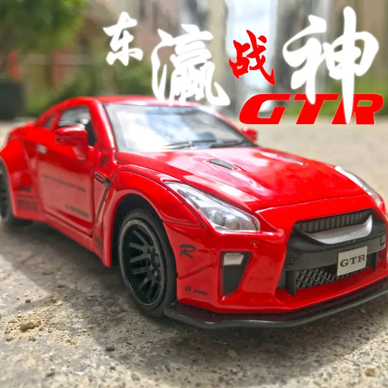 1:32 AMG GTR модель автомобиля из сплава игрушки для детей литый под давлением