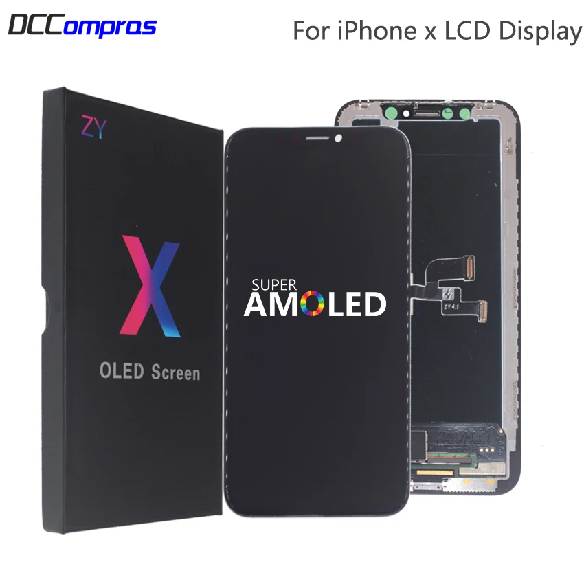 AMOLED для iPhone X LCD дисплей XS XR Жесткий ЖК Высокое качество Xs Max мягкий экран запасные