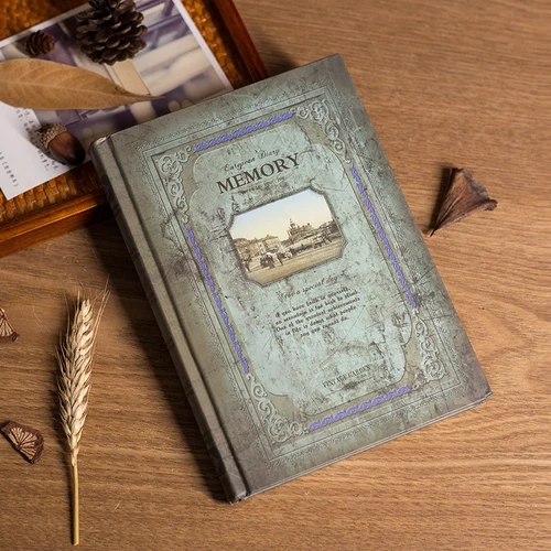 Myline Стильный блокнот Jotter для колледжа, офиса, канцелярские принадлежности, простой блокнот, утолщенный, небольшой, свежий, дневник, Ретро стиль, А5 - Цвет: 144G