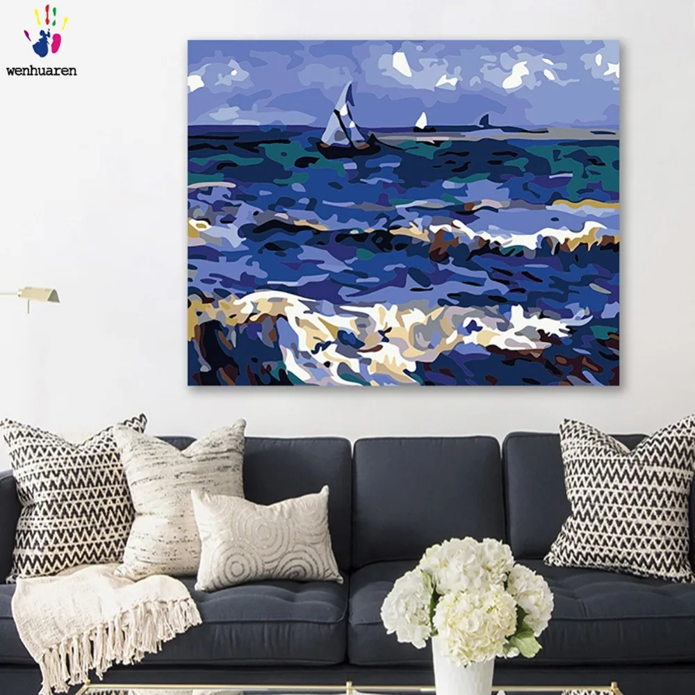 DIY картинки для раскраски по номерам в различных расцветках с применением