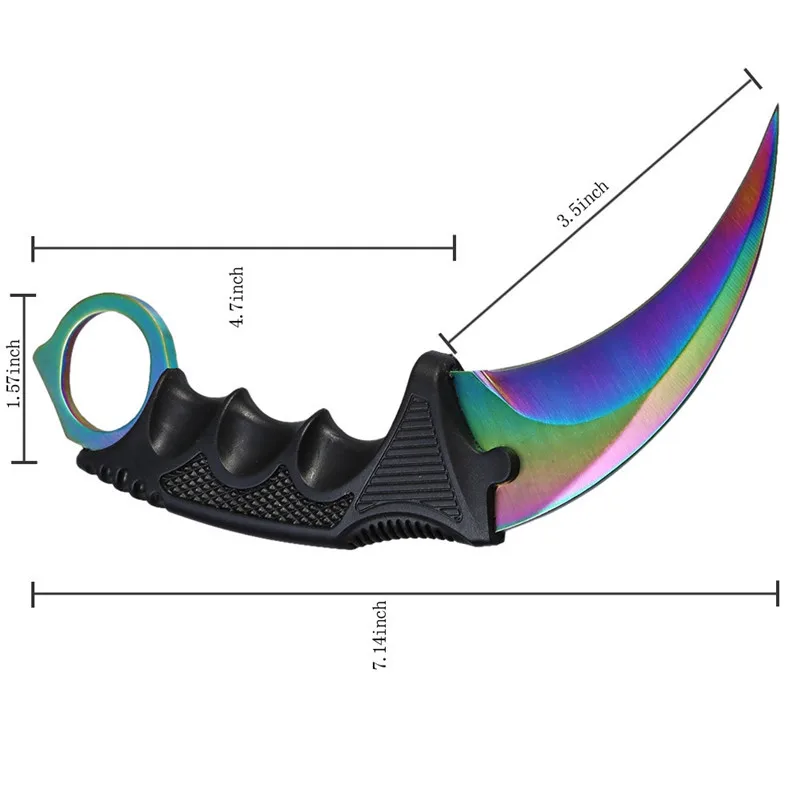 2 шт. CS GO karambit выцветающий нож в стиле игры &quotCounter-Strike&quot Коллекционный Karambit