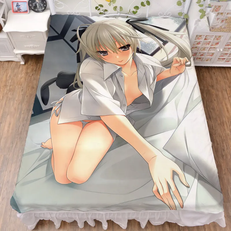 

Japan Anime Yosuga no Sora Kasugano Sora characters Milk Fiber Bed Sheet & Flannel Blanket Summer Quilt 150x200cm