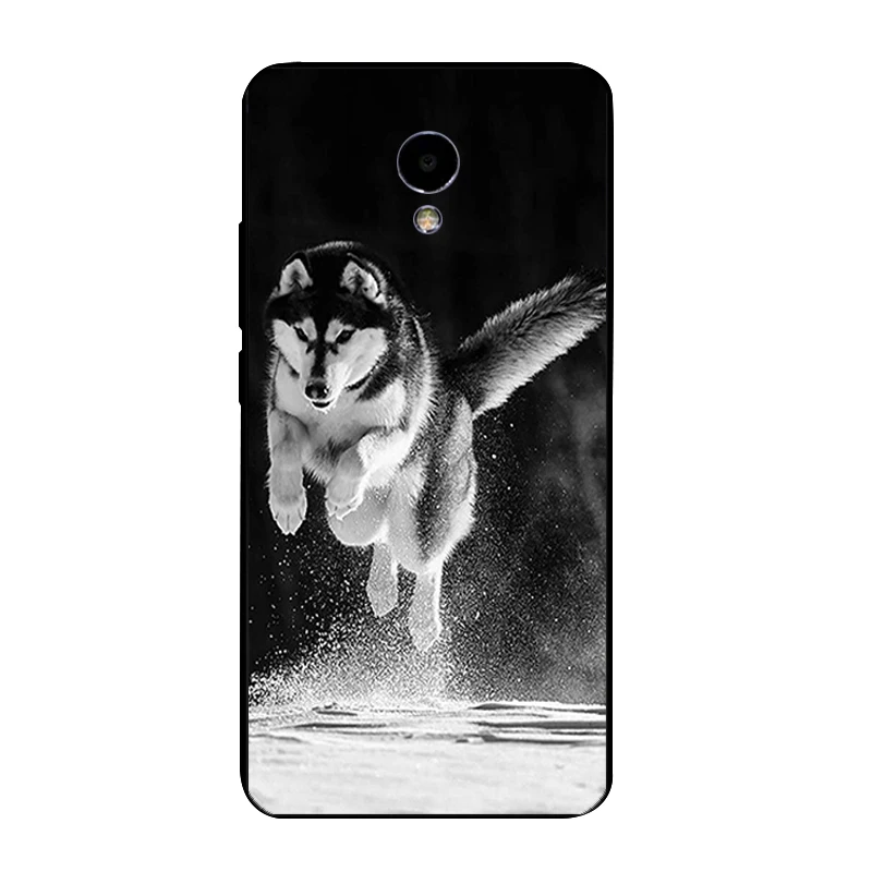 Черный мягкий чехол из ТПУ для Meizu M5 Note Pro телефона с отверстием шнурка 5 дюймов