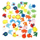 12 шт.набор, детские деревянные магниты на холодильник