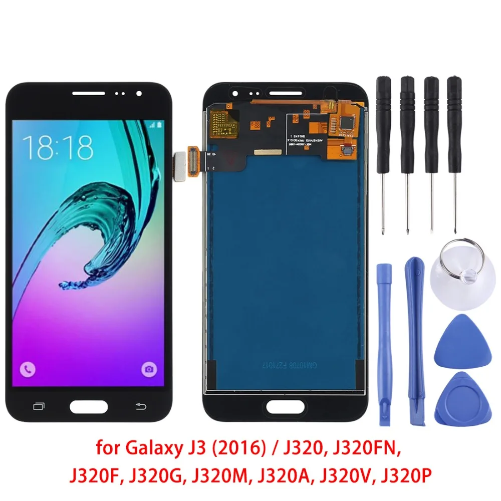 ЖК экран 5 &quotдля Galaxy J3 (2016) / J320 (TFT) + сенсорная панель для ремонт замена