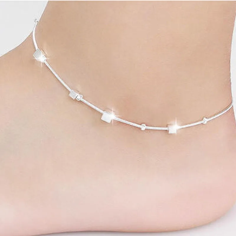 10 Styles Girlsl Fashion Elegant Simple Heart Ankle Bracelet Chain Boho Beach Foot Sandal Jewelry for Women Barefoot Wholesale | Украшения