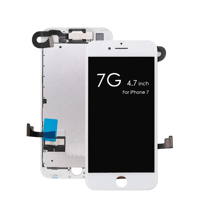 20 шт. ЖК дисплей для iPhone 7 Plus 7G P сенсорный экран дигитайзер + фронтальная камера