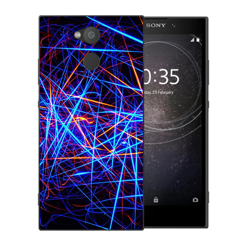 5 2 дюйма для Sony Xperia XA2 роскошный гибкий прозрачный силиконовый чехол с рисунком