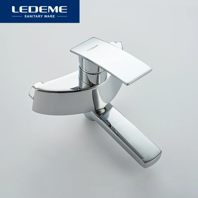 LEDEME Смеситель для ванны с длинным изливом 160 мм. латунь Цвет: хром L3170 |