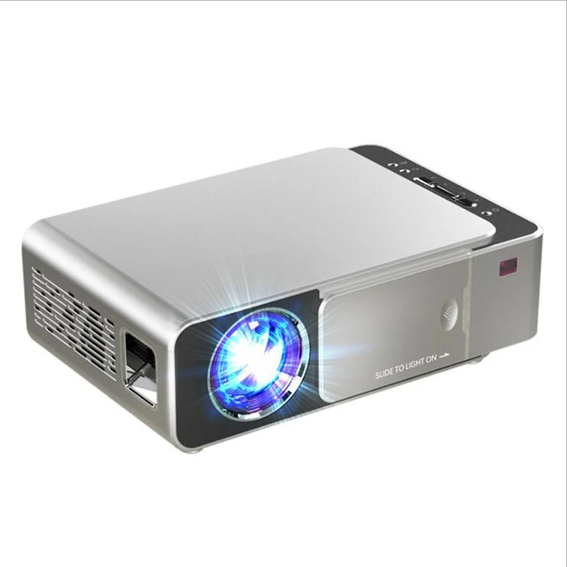 sliver Smartldea, новинка, S6, 1280x720 p, портативный проектор, HD, домашний кинотеатр, проектор, 1080 p, поддержка, видео игра, проектор с HDMI, USB, VGA, AV - Цвет: sliver