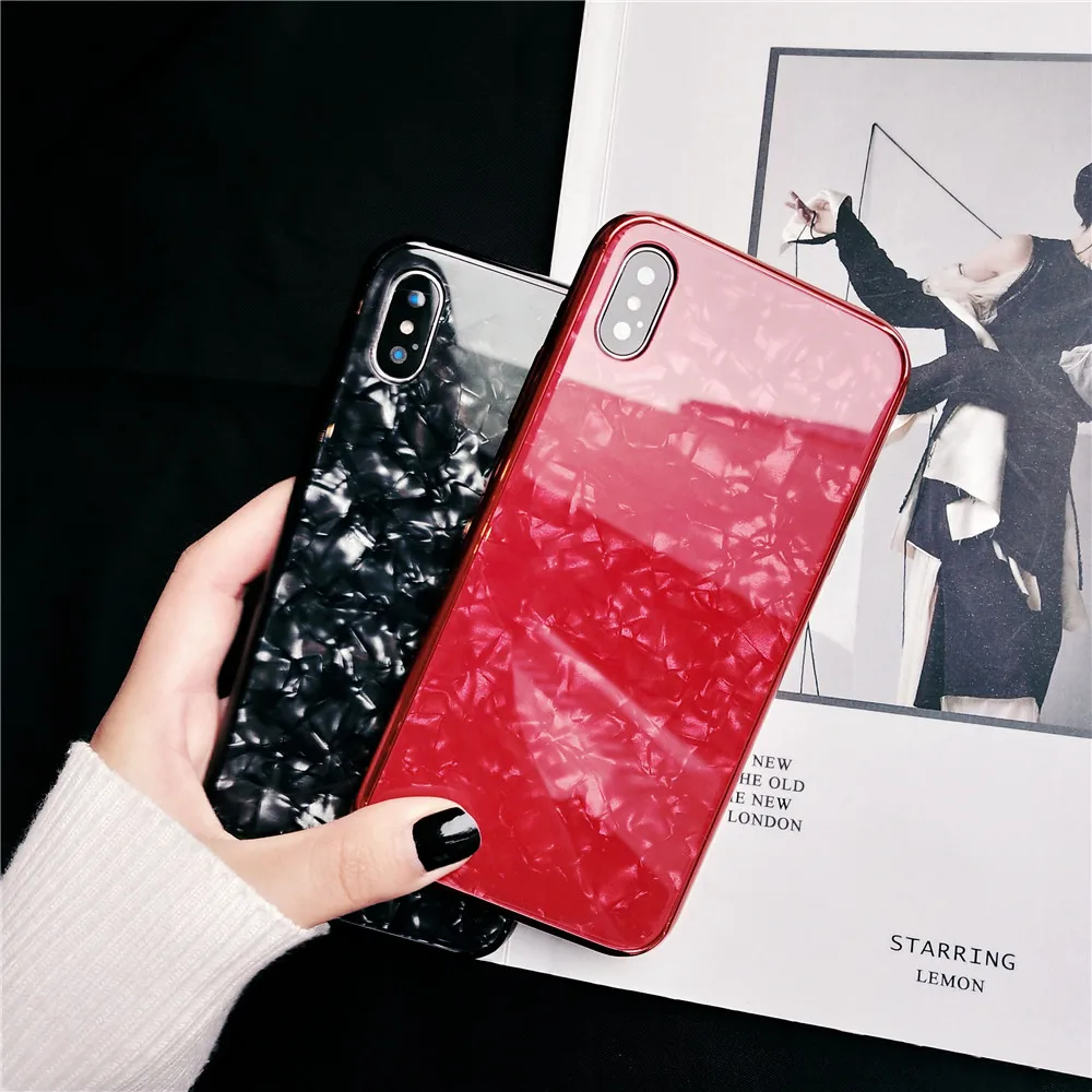 Чехол для телефона Apple Iphone 7 8 Plus X 6s 6 плюс роскошный гальванических цветы оболочки
