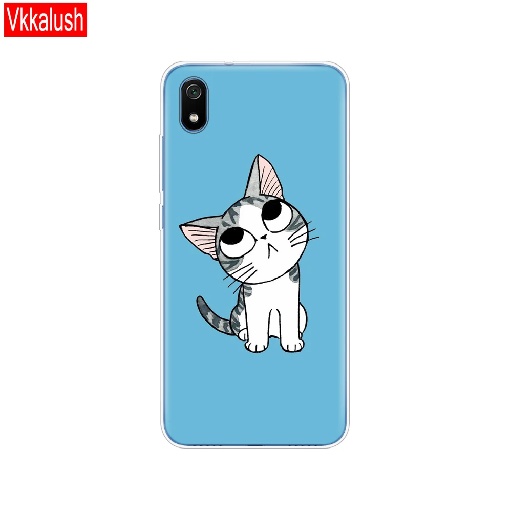 11046 Силиконовый чехол для Xiaomi Redmi 7a, чехол s, полная защита, мягкая задняя крышка из ТПУ для Redmi 7 A, чехол-бампер для телефона - Цвет: 11046