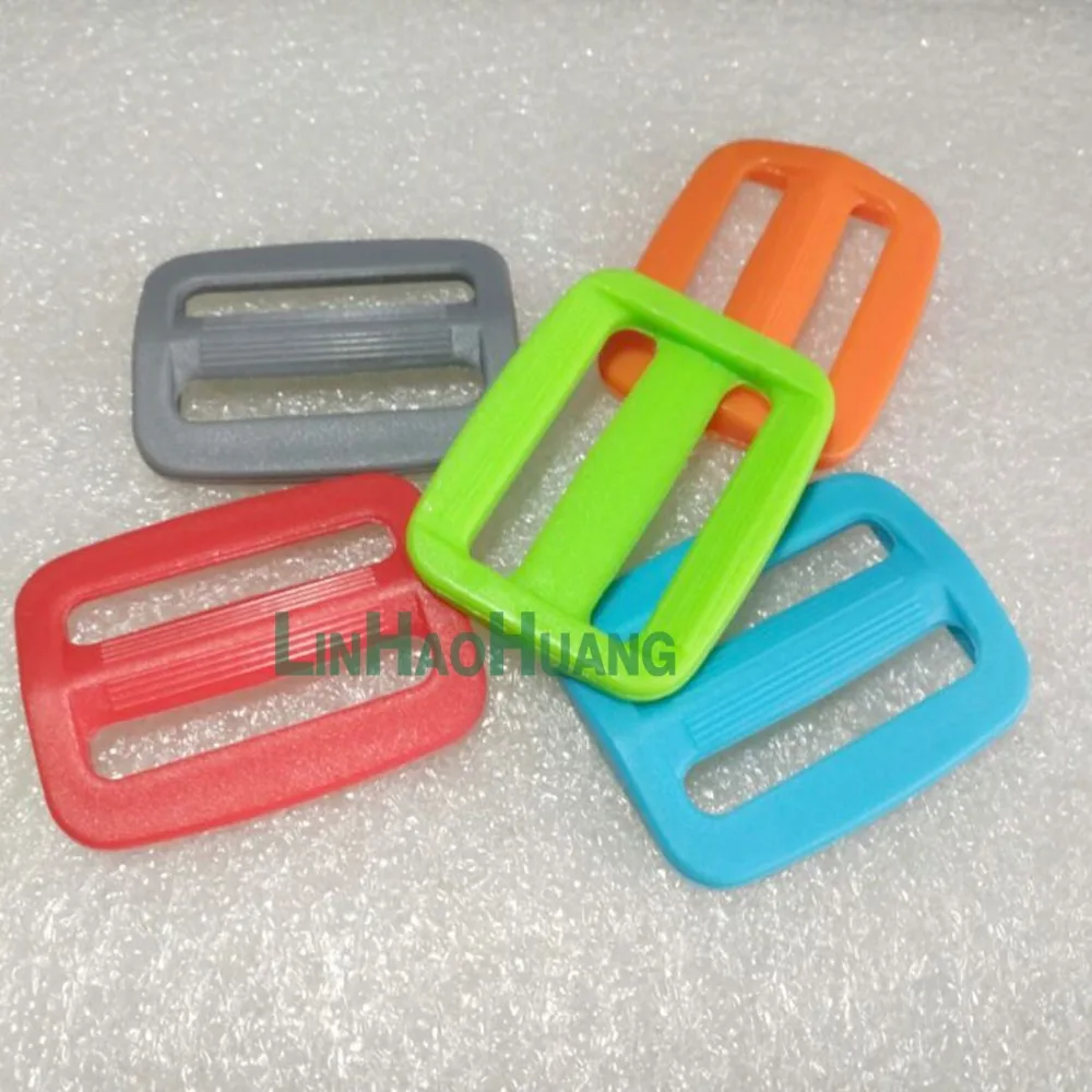 

100pcs Nylon/POM Buckle 32mm 5 colors Adjustable Buckles Dual/Tri Buckles for Belt Suitcase Accessories Buckles-32MM