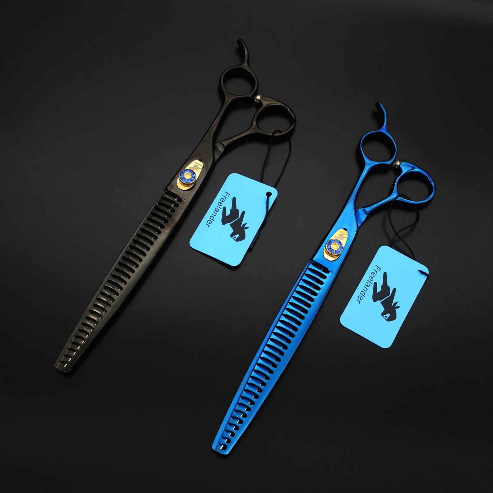 9 inch High-end JP440c 4 colors Professional Pet dog Grooming Scissors thinning shears Thinning rate about 35% High quality cat
