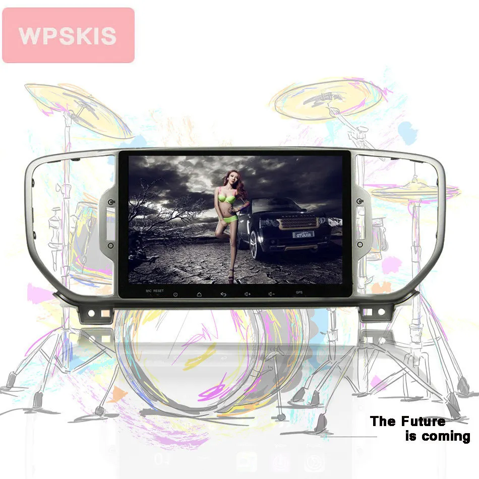 Android 8 1 Восьмиядерный автомобильный dvd-плеер для KIA sportage 2016 2017 2018 kx5 Автомобильный
