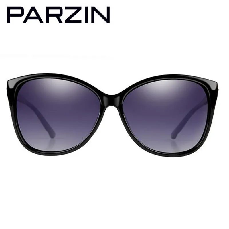 PARZIN Поляризованные солнцезащитные очки Женщины Элегантный Rhinestone Солнцезащитные