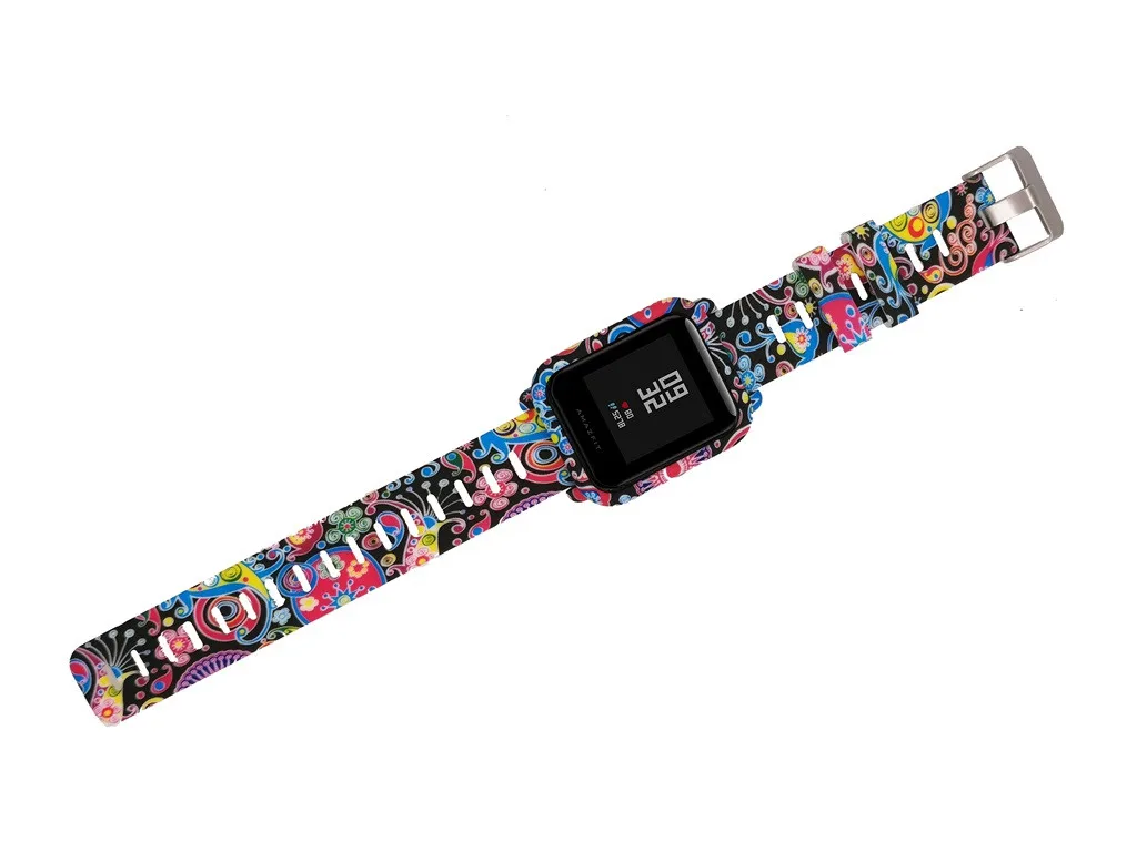 Ремешок силиконовый для наручных часов Xiaomi Huami Amazfit Bip Youth /LITE сменный Браслет