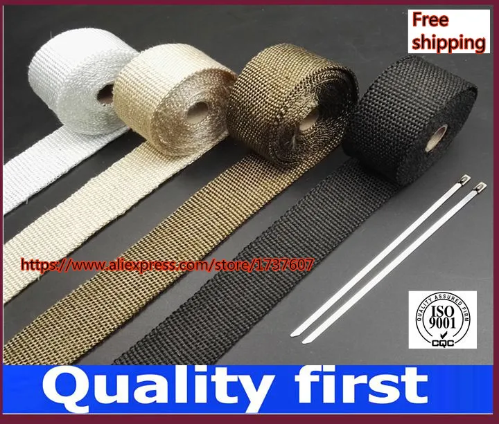 Выхлопной коллектор для мотоциклов 5 м и 10 обмотка труб теплоизоляционная ткань