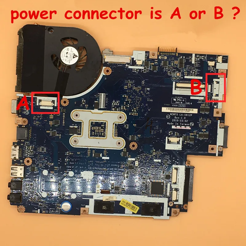 Флюоресцентная материнская плата для ноутбука Acer 5552 5551 DDR3 |