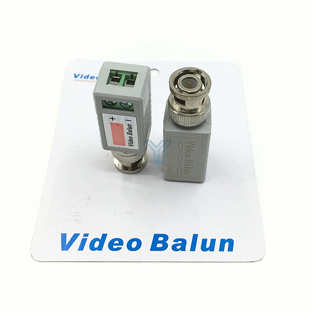 Single 1 Channel Passive Video Transceiver BNC Connector Coaxial Adapter For Balun CCTV Camera DVR UTP | Безопасность и защита