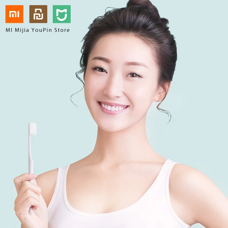 Удобная мягкая Xiao mi Doctor Bei Bass Youth Tooth mi щетка Экологичная зубная ручка ручная mi щетка с розничной походная коробка