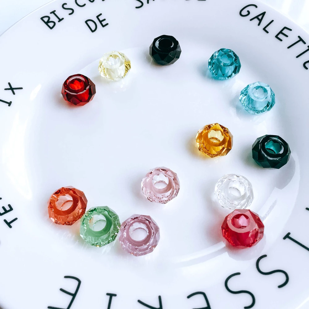 

Mixed 13 Colors Round Bead Diy Handmade Material Pendant Necklace Bracelet Charms Jewelry Accessories Supplies for Jewelry 20pcs