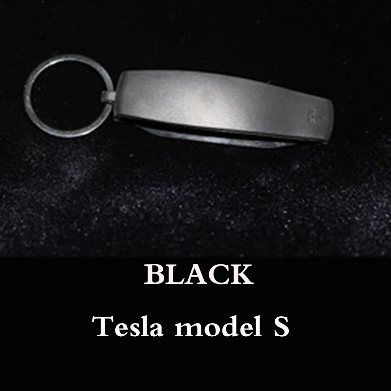 Black(model S) Силиконовый чехол для ключей от машины Tesla, защитный чехол для ключей, креативный чехол для ключей от машины Tesla, модель 3, модель X, модель S - Название цвета: Black(model S)