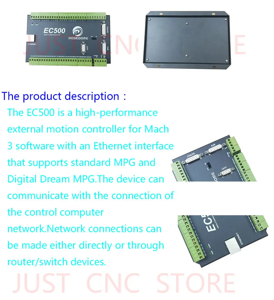 EC500 Mach3 Ethernet 6 оси motion карты контроллера plc программируемый логический контроллер скорости двигателя