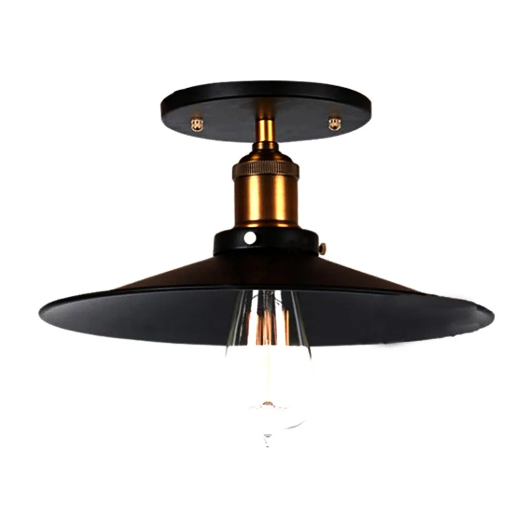 Современные короткие потолочные лампы Эдисона североевропейская винтажная