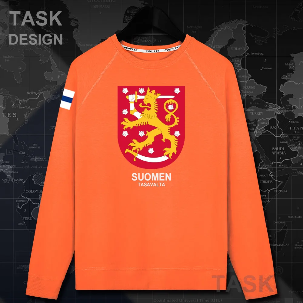 Finland fin FI Suomi финский Финн мужская толстовка с капюшоном пуловеры уличная одежда