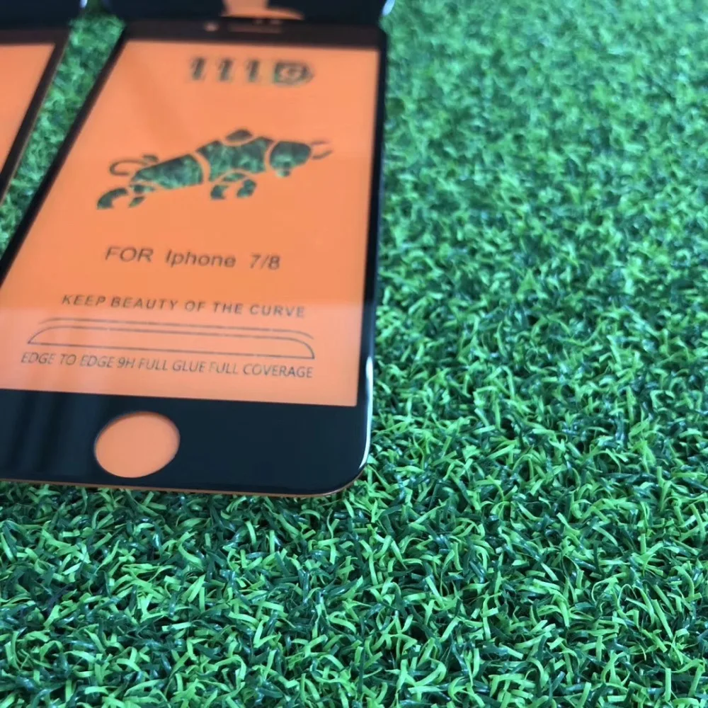 50 шт 111D полное покрытие закаленное стекло протектор экрана для iPhone 11 Pro Max XS XR X 6 7 8