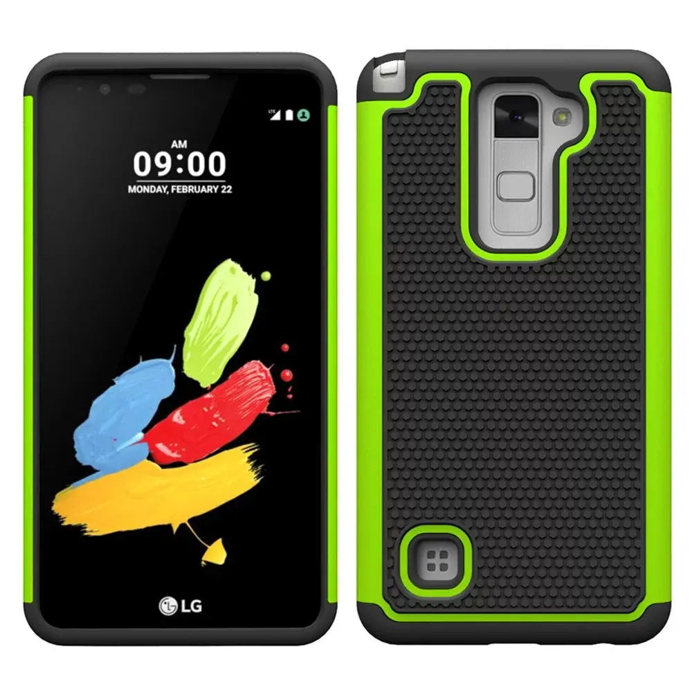 Противоударный тонкий Гибридный двухслойный защитный чехол для LG Stylus 2 / G Stylo (LS775)