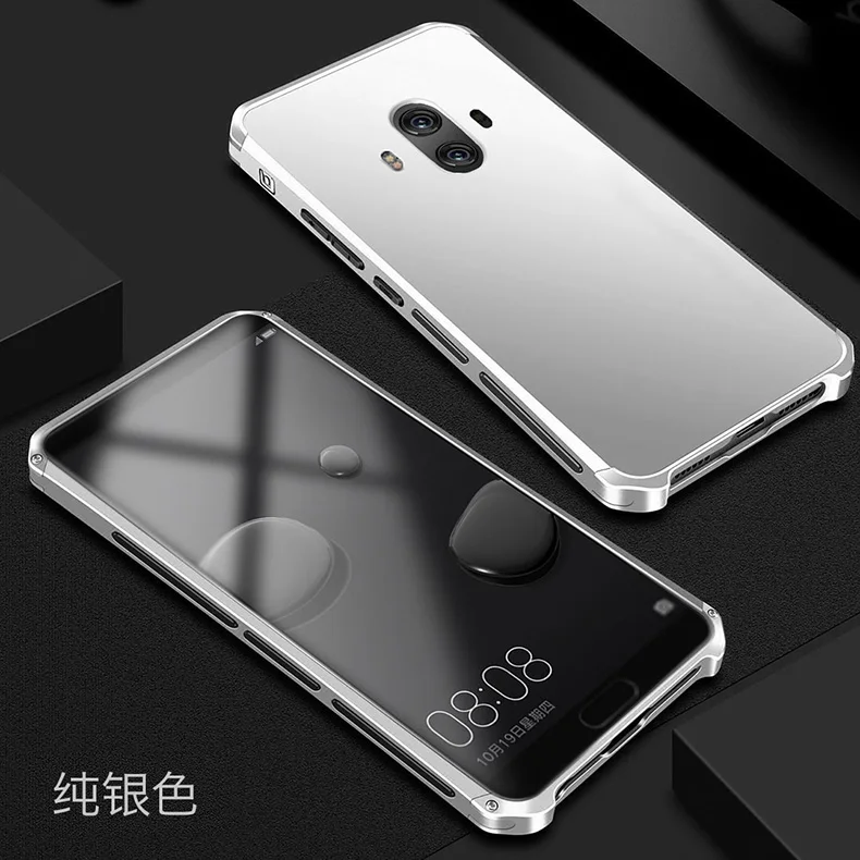 Роскошный противоударный бронированный металлический чехол для Huawei mate 10 чехол жесткий Coque алюминиевый элемент и ПК чехол для mate 9 задняя крышка