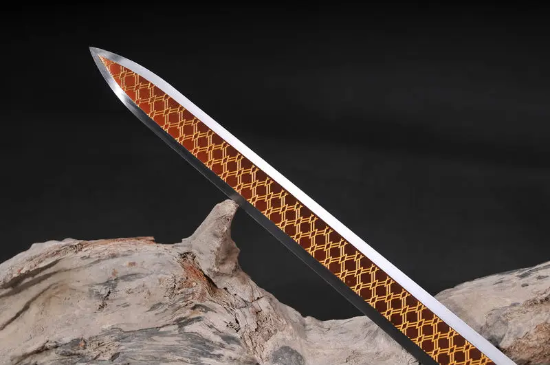 Коллекция меч красный T10 сталь полный tang лезвие полностью ручной работы