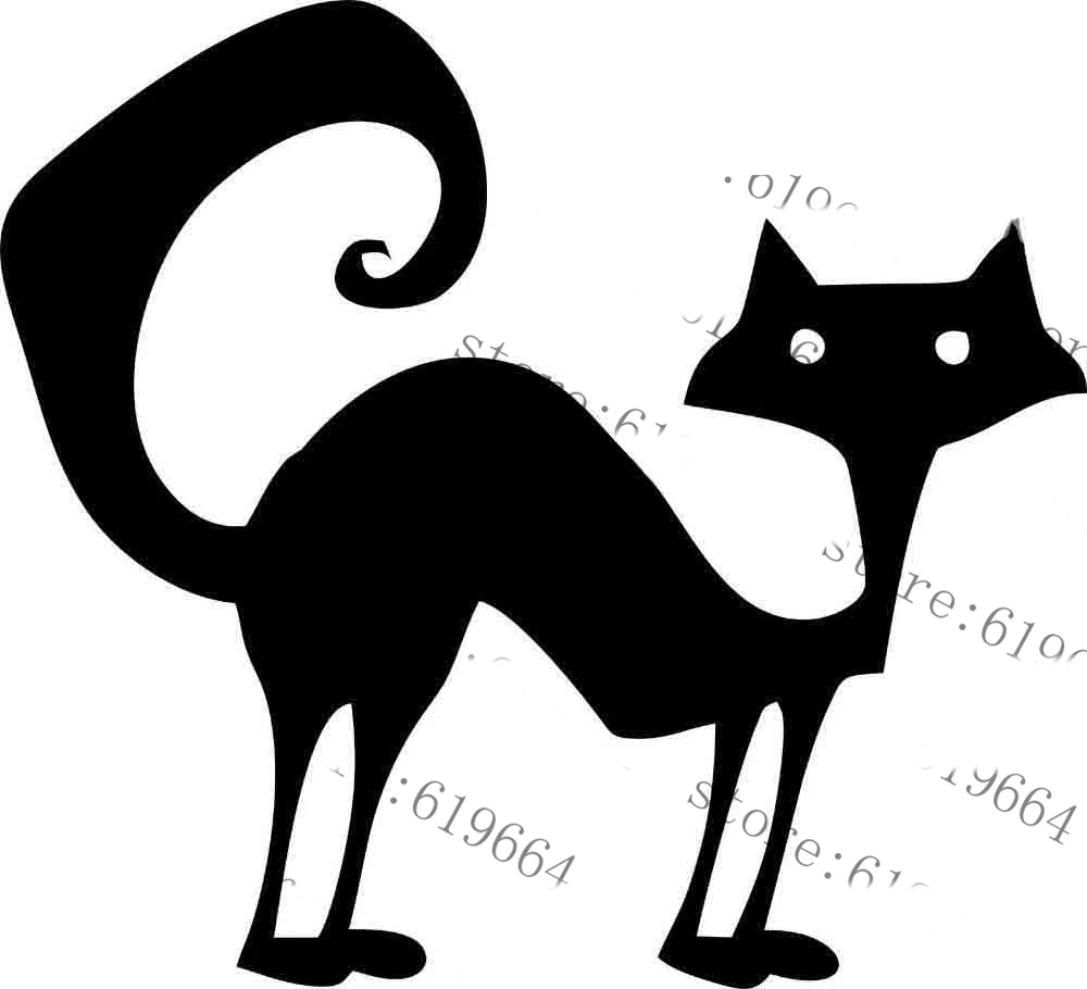 Кошка-wicca pagan оккультный Волшебный автомобиль виниловый стикер на окно наклейка